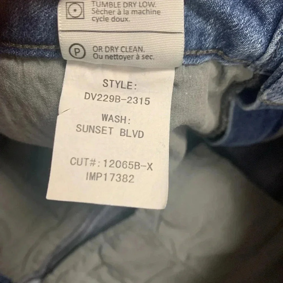 Vince • Denim Strapping Jeans Sunset Blvd Size 28 - Picture 9 of 10